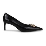 Dolce & Gabbana Logo-Plaque Läderpumps Black, Dam