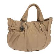 Celine Vintage Pre-owned Laeder handvskor Beige, Dam