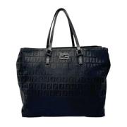 Fendi Vintage Pre-owned Canvas handvskor Black, Unisex