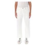 Golden Goose Vita Skate Denim Jeans White, Herr