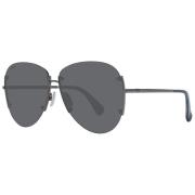 Max Mara Gunmetal Aviator Solglasögon Grå Kvinnor Gray, Dam