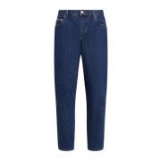 Dolce & Gabbana Blå Wide-Cut Jeans Blue, Herr