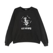 Enfants Riches Déprimés Grafiskt Tryck Oversized Tröja Black, Herr