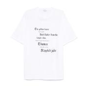 Alexander McQueen Svarta T-shirts och Polos White, Herr