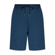 Versace Jeans Couture Shorts med tryckt logotyp Blue, Herr