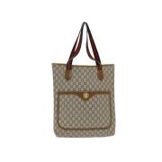 Gucci Vintage Pre-owned Tyg totevskor Beige, Dam