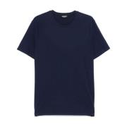 Dondup Blå Crew Neck T-shirts och Polos Blue, Herr