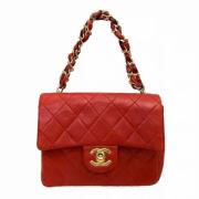 Chanel Vintage Pre-owned Laeder handvskor Red, Dam