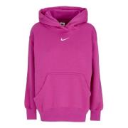 Nike Phoenix Fleece Pullover Hoodie Hot Fuchsia Pink, Dam