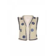 Fabienne Chapot Sunny Gilet Beige, Dam