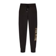 Versace Jeans Couture Sweatpants med tryckt logotyp Black, Herr