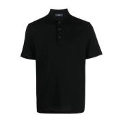 Herno Svarta T-shirts & Polos för män Black, Herr