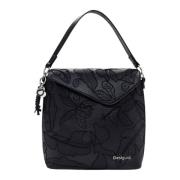 Desigual Vår/Sommar Dam Ryggsäck Kollektion Black, Dam