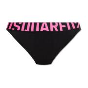 Dsquared2 Briefs med logotyp Black, Dam