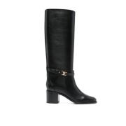 Celine Elegant High Boot Triumph Style Black, Dam