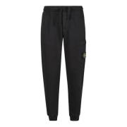 Stone Island Uppgradera din garderob med svarta track pants Black, Her...