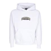 Propaganda Vit Dance Hoodie med Logo Print White, Herr