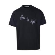 Our Legacy Svart Ronja Print Box T-Shirt Black, Herr