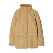 Burberry Vintage Check Quiltad Jacka Beige, Dam