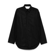 Balenciaga Poplin Trompe l`oeil Klänning Black, Dam