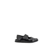 Pedro García Velcro Lädersandaler med Anatomisk Innersula Black, Dam