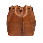 Re:designed Vintage Walnut Enia Väska med Crossbody-rem Brown, Dam