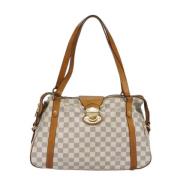 Louis Vuitton Vintage Pre-owned Canvas louis-vuitton-vskor White, Dam