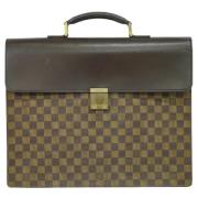 Louis Vuitton Vintage Pre-owned Canvas axelremsvskor Brown, Dam