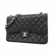 Chanel Vintage Pre-owned Laeder axelremsvskor Black, Dam