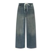 MM6 Maison Margiela Jeans med vintageeffekt Blue, Dam