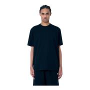 Y-3 Mesh Infoga Crewneck T-Shirt Black, Herr