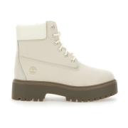 Timberland Vita Stone Street Stövlar White, Dam