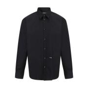 Dsquared2 Broderad Signatur Bomullsskjorta Black, Herr