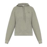 Maison Kitsuné Hoodie Gray, Dam