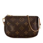 Louis Vuitton Vintage Pre-owned Canvas handvskor Brown, Dam