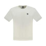 North Sails Vit Bomull Crew Neck T-shirt White, Herr