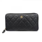 Chanel Vintage Pre-owned Laeder plnbcker Black, Dam