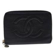 Chanel Vintage Pre-owned Laeder plnbcker Black, Dam