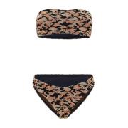 Zimmermann Texturerad Bandeau Baddräkt med Band Multicolor, Dam