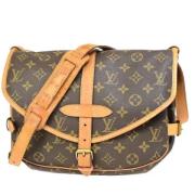 Louis Vuitton Vintage Pre-owned Canvas louis-vuitton-vskor Brown, Dam