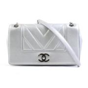 Chanel Vintage Pre-owned Laeder chanel-vskor Gray, Dam