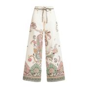 Etro Stiliga Wide Leg Jeans Multicolor, Dam