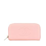 Chanel Vintage Pre-owned Laeder plnbcker Pink, Dam