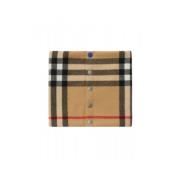 Burberry Rutig Cashmere Tube Halsduk Beige, Dam