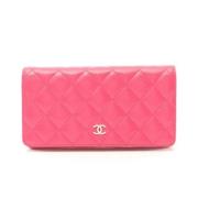 Chanel Vintage Pre-owned Laeder plnbcker Pink, Dam