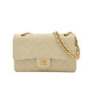 Chanel Vintage Pre-owned Canvas chanel-vskor Yellow, Dam