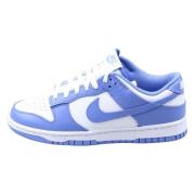 Nike Vit Blå Dunk Low Sneakers Blue, Herr