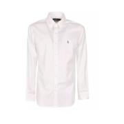 Ralph Lauren Vit Logoskjorta Regular Fit White, Herr