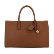 Michael Kors Karamell läder Scarlett handväska Brown, Dam