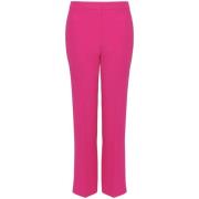 Alexander McQueen Orchid Pink Crepe Cigarette Trousers Pink, Dam